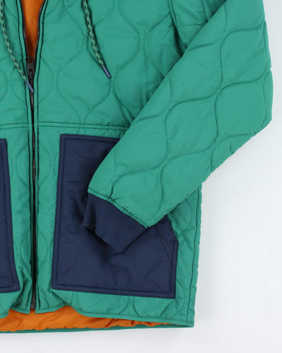 Vintage 2000's Burton Hooded Quilted Jacket - L