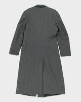 Vintage 90s Emporio Armani Wool Blend Overcoat - L