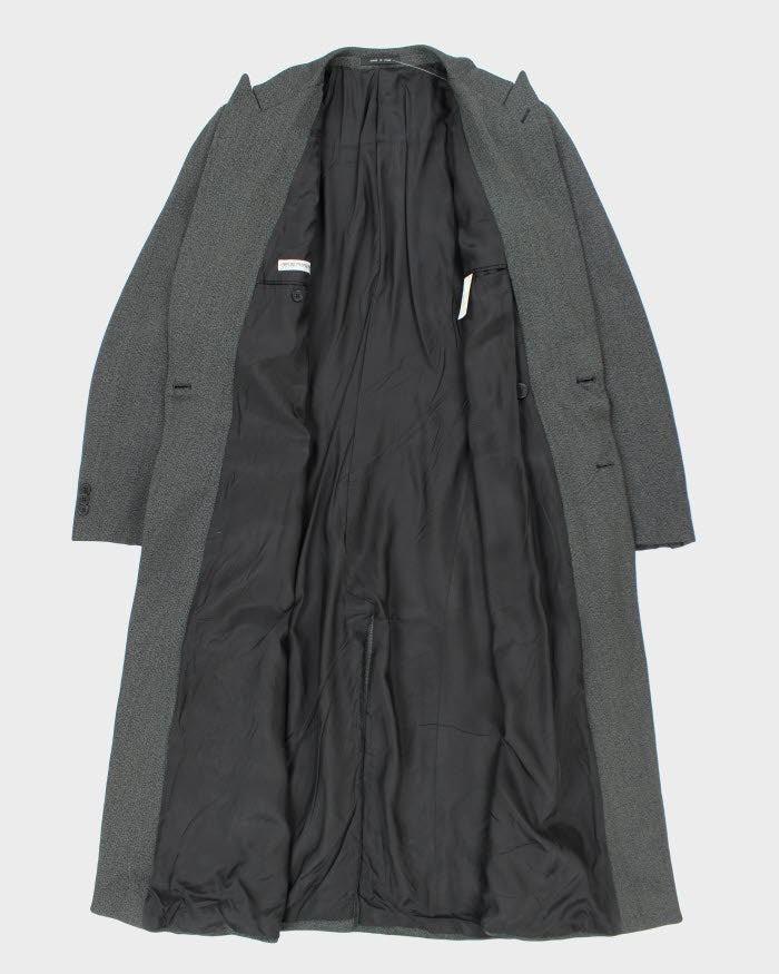 Vintage 90s Emporio Armani Wool Blend Overcoat - L