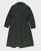 Vintage 90s Forest Green Wool Blend Coat - M