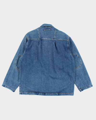 Vintage Y2K Esprit Multi Pocket Boxy Denim Jacket - M