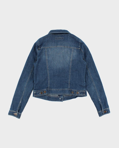 Vintage Y2K Women's Calvin Klein Dark Wash Denim Jacket - L