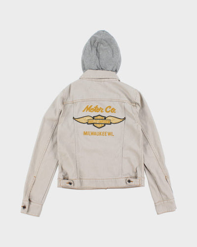 Vintage Y2K Women's Harley Davidson Hooded Jacket - XS