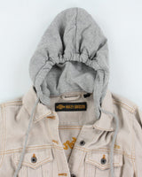 Vintage Y2K Women's Harley Davidson Hooded Jacket - XS