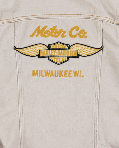 Vintage Y2K Women's Harley Davidson Hooded Jacket - XS