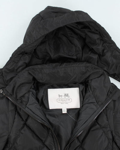 Vintage Y2K Coach Insulated Hooded Puffer Jacket - XS