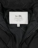 Vintage Y2K Coach Insulated Hooded Puffer Jacket - XS
