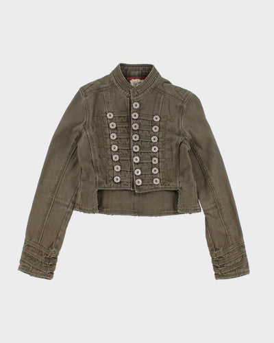 Vintage Women's Parade Style Button Up Jacket - XXS