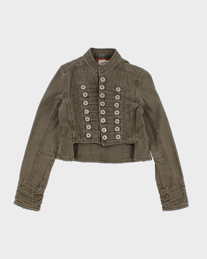 Vintage Women's Parade Style Button Up Jacket - XXS