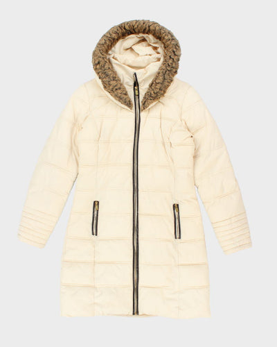 Vintage Y2K Women's Guess Hooded Puffer Jacket - S