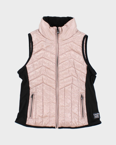 Vintage Women's Y2K Calvin Klein Performance Puffer Gilet - S