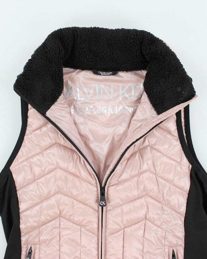 Vintage Women's Y2K Calvin Klein Performance Puffer Gilet - S