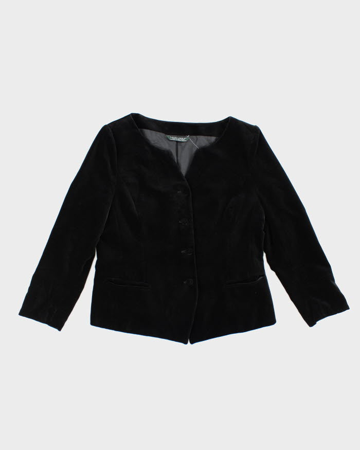 Vintage 90s Laura Ashley Velvet Jacket - M