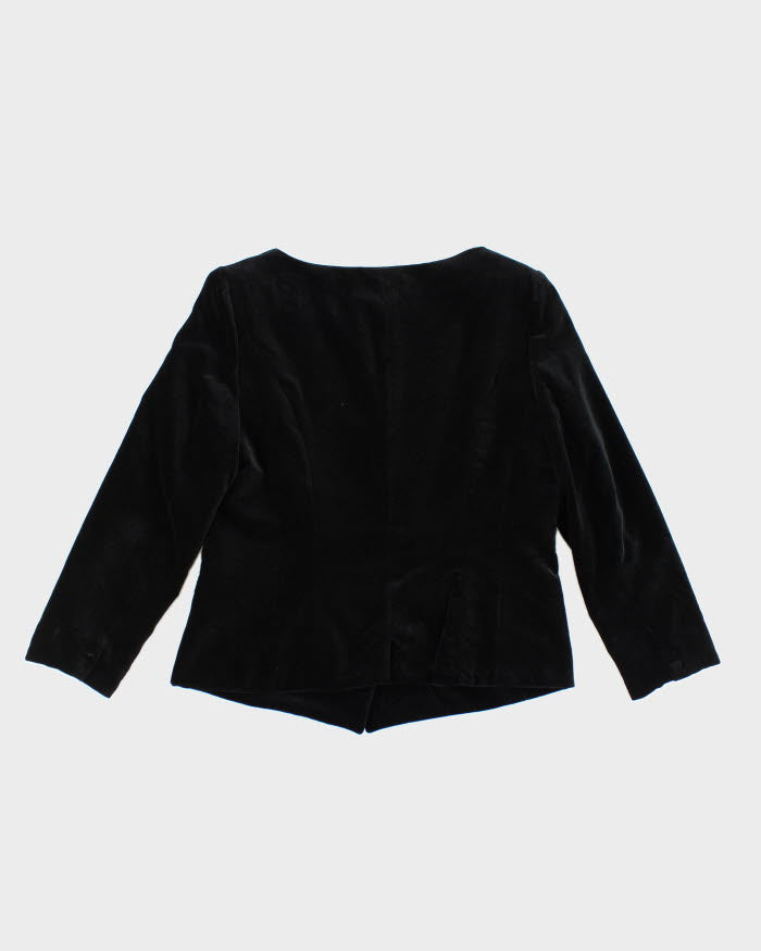 Vintage 90s Laura Ashley Velvet Jacket - M