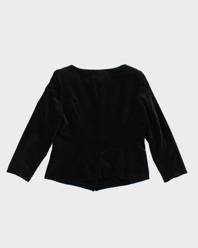 Vintage 90s Laura Ashley Velvet Jacket - M