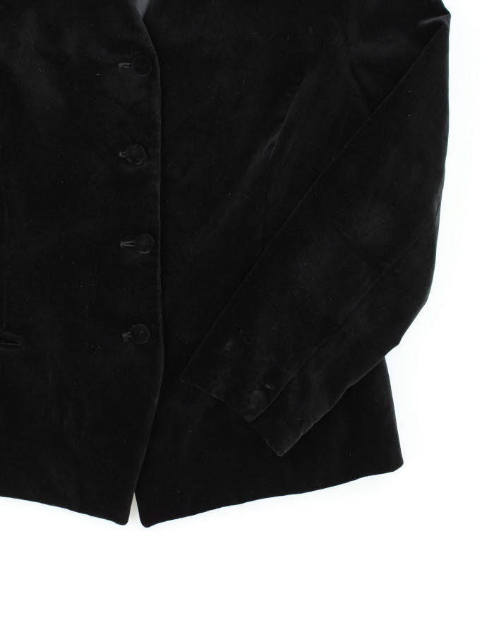 Vintage 90s Laura Ashley Velvet Jacket - M