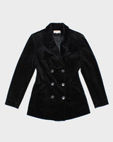 Vintage 90s Wanko Velvet Blazer - XS