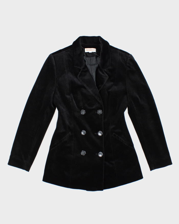 Vintage 90s Wanko Velvet Blazer - XS