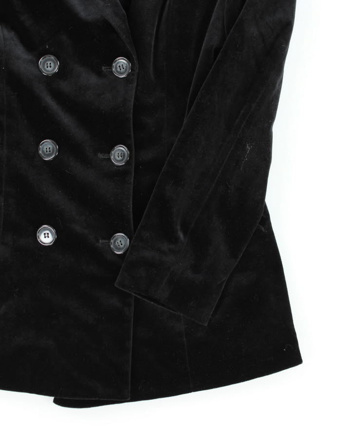 Vintage 90s Wanko Velvet Blazer - XS