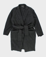 Dolce &amp; Gabbana Grey Wool Coat - L