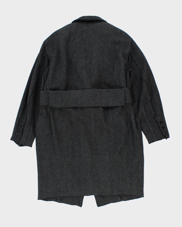 Dolce & Gabbana Grey Wool Coat - L