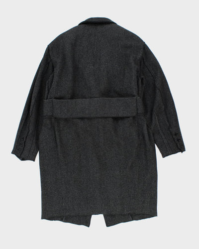 Dolce & Gabbana Grey Wool Coat - L
