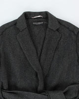 Dolce &amp; Gabbana Grey Wool Coat - L