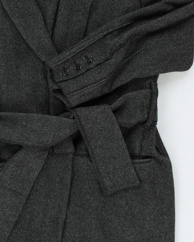 Dolce & Gabbana Grey Wool Coat - L