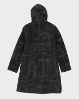 Y2k 00s Desigaul Hooded Coat - S