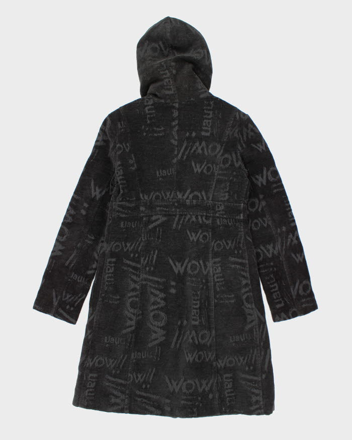 Y2k 00s Desigaul Hooded Coat - S