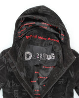 Y2k 00s Desigaul Hooded Coat - S
