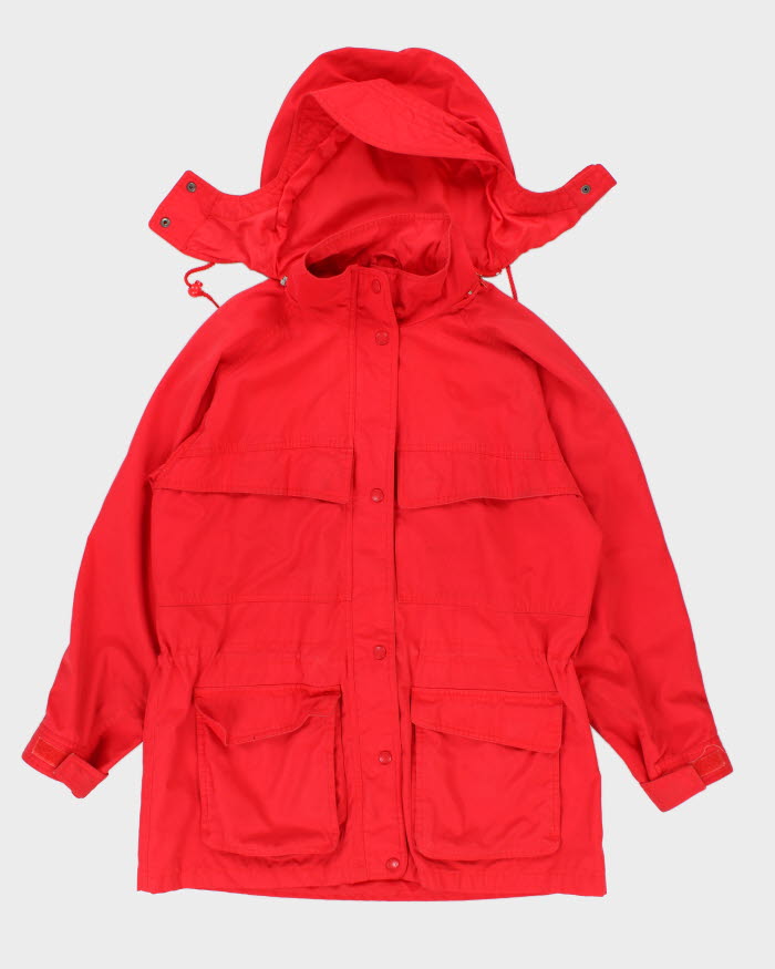 Vintage Women's Eddie Bauer Hooded Multi Pocket Jacket - L