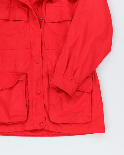 Vintage Women's Eddie Bauer Hooded Multi Pocket Jacket - L