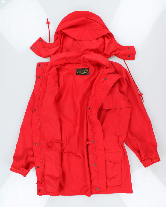 Vintage Women's Eddie Bauer Hooded Multi Pocket Jacket - L