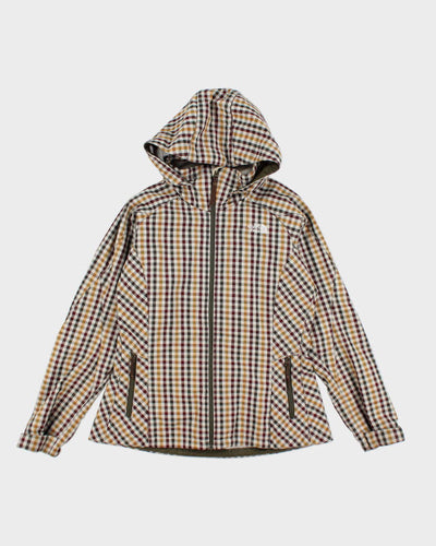 Vintage Women's The North Face Patterned Sherpa Lined Hooded Jacket - L