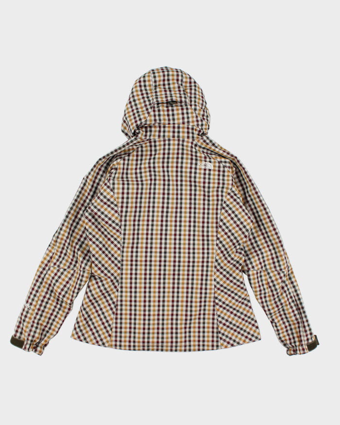 Vintage Women's The North Face Patterned Sherpa Lined Hooded Jacket - L