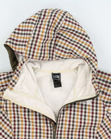 Vintage Women's The North Face Patterned Sherpa Lined Hooded Jacket - L