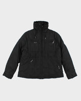 Vintage Y2K Women's DKNY Multi Pocket Hooded Jacket - L
