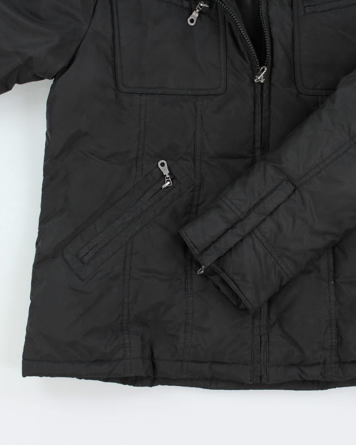 Vintage Y2K Women's DKNY Multi Pocket Hooded Jacket - L