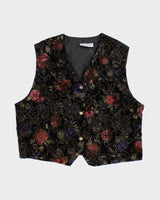 Vintage Fairset Velvet Embroidered - M