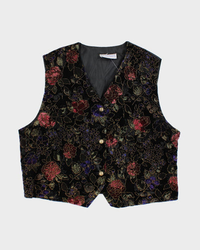 Vintage Fairset Velvet Embroidered - M