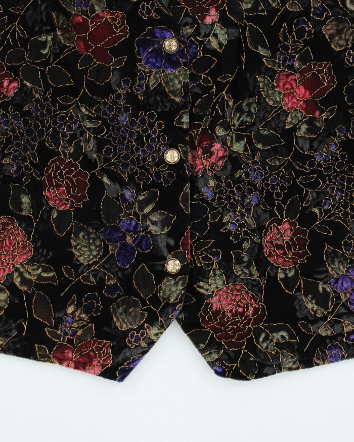 Vintage Fairset Velvet Embroidered - M