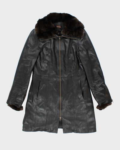 Vintage Danier Leather Long Jacket - M