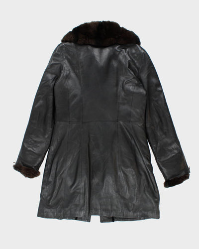 Vintage Danier Leather Long Jacket - M