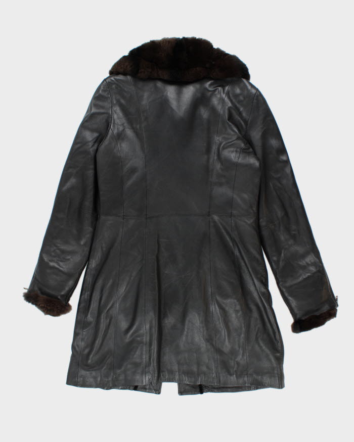 Vintage Danier Leather Long Jacket - M
