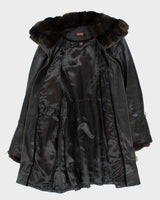 Vintage Danier Leather Long Jacket - M