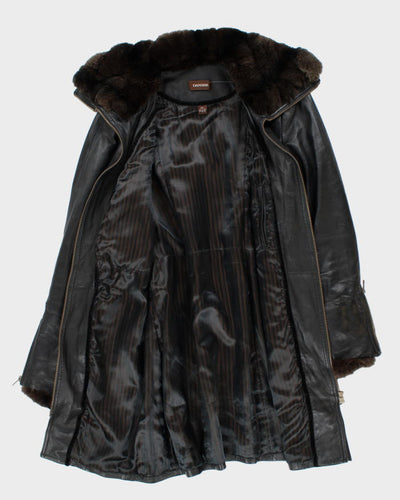 Vintage Danier Leather Long Jacket - M