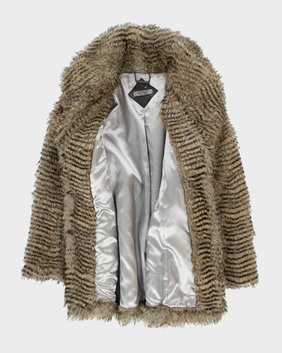Y2k 00s Buffalo Faux Fur Coat - M