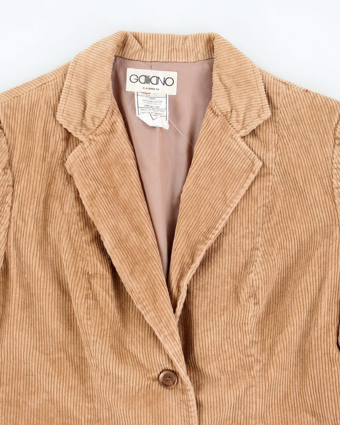 Y2k 00s Galliano Corduroy Blazer - S