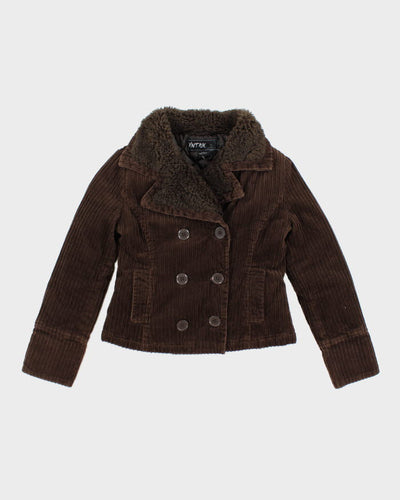 Y2k 00s Xntrik Brown Corduroy Jacket - M